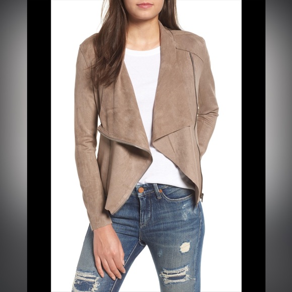 Blank NYC Jackets & Blazers - Blank NYC Faux Suede and Faux Leather Jacket